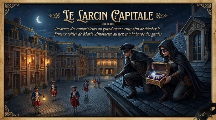 Castlecode, Ainay le vieil, escape game, Larcin capital