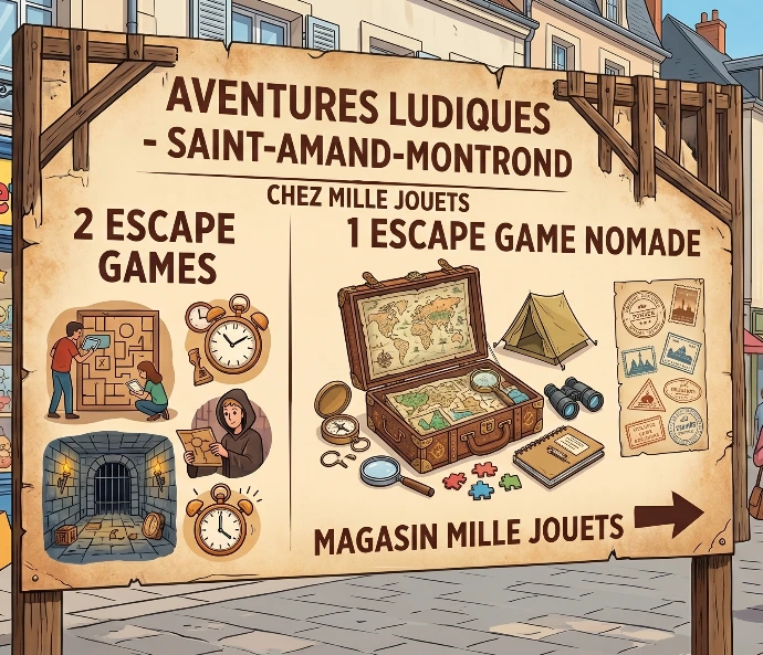 Saint amand montrond, escape game
